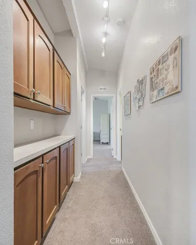 hallway with storage 
