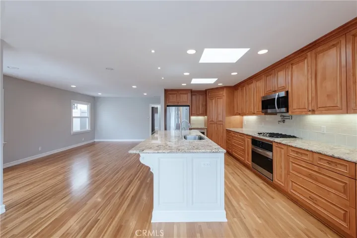Kitchen Open to Living Area