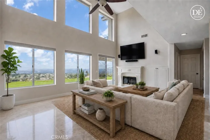 Family Room Virtually Staged