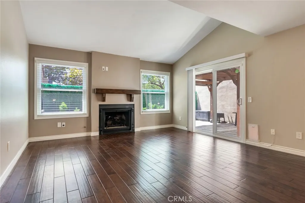 Gas fireplace in this spacious great room