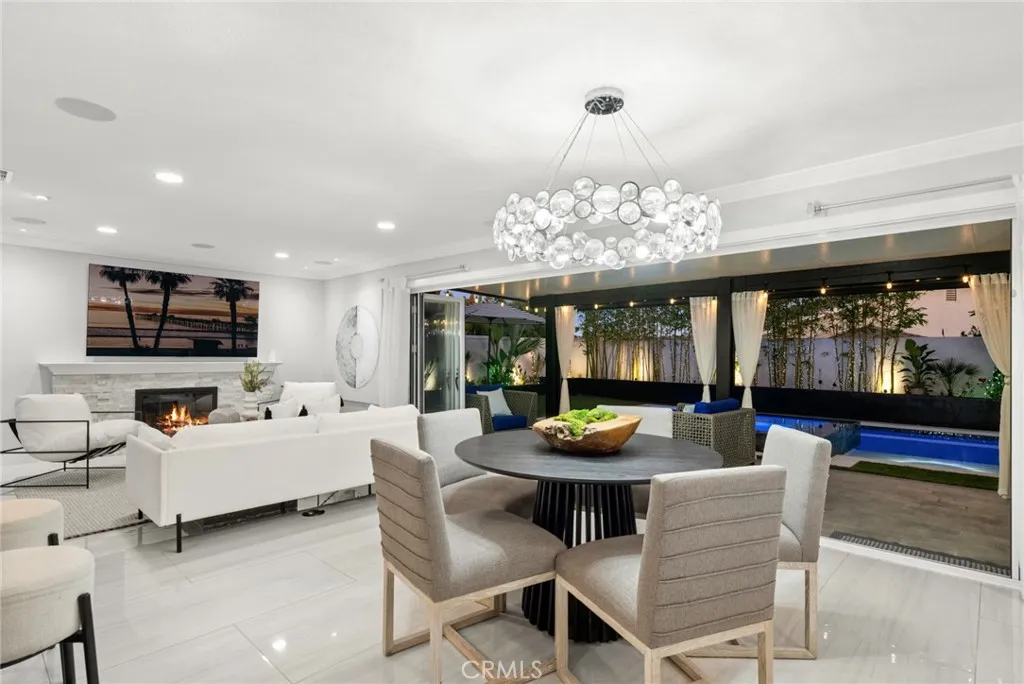 Large sliding doors that seamlessly blend indoor and outdoor living