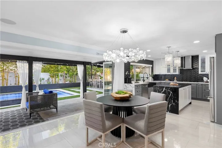 Designer finishes throughout elevate every space of the home