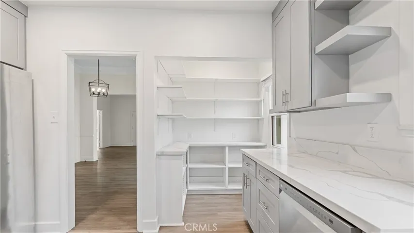 Kitchen Open Pantry