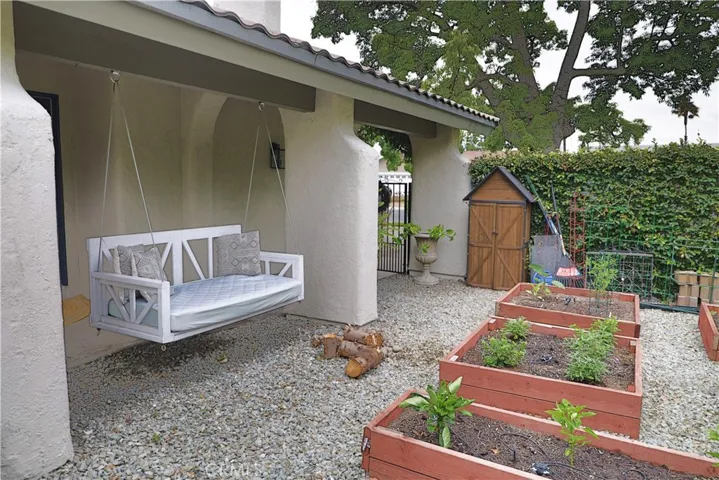 Porch Swing in Entryway