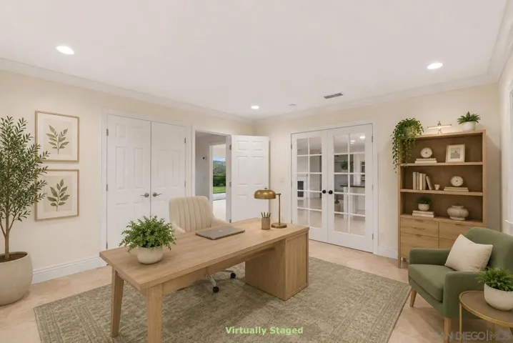 4th Bedroom w/closet | Virtually Staged