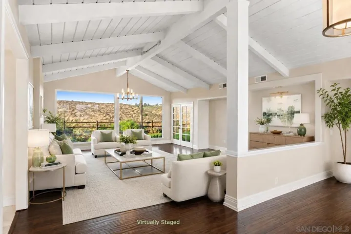 Formal Living Room Virtually Staged