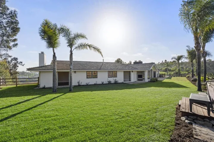 Spacious Backyard with fresh sod