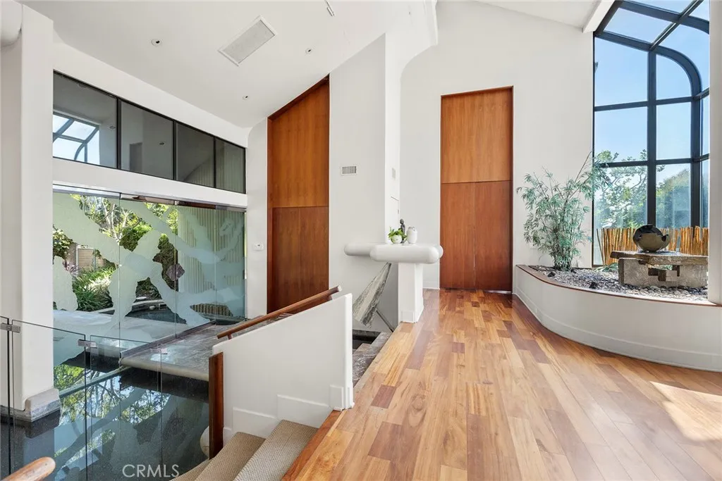 Entry With Water Surround and Fountain