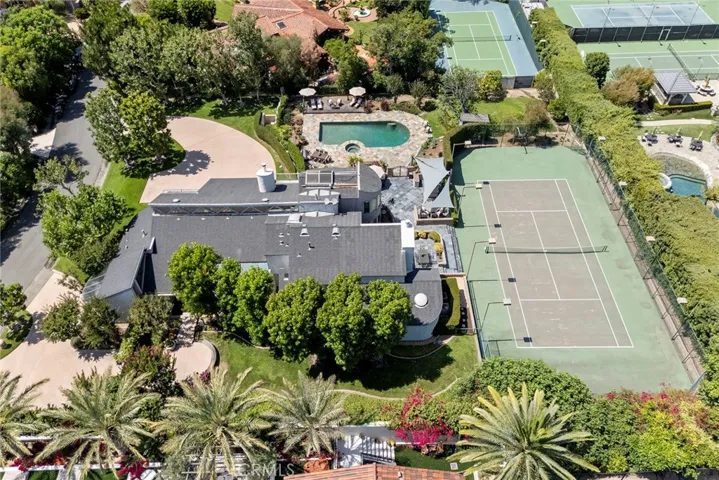 Aerial View of Estate and Neighborhood