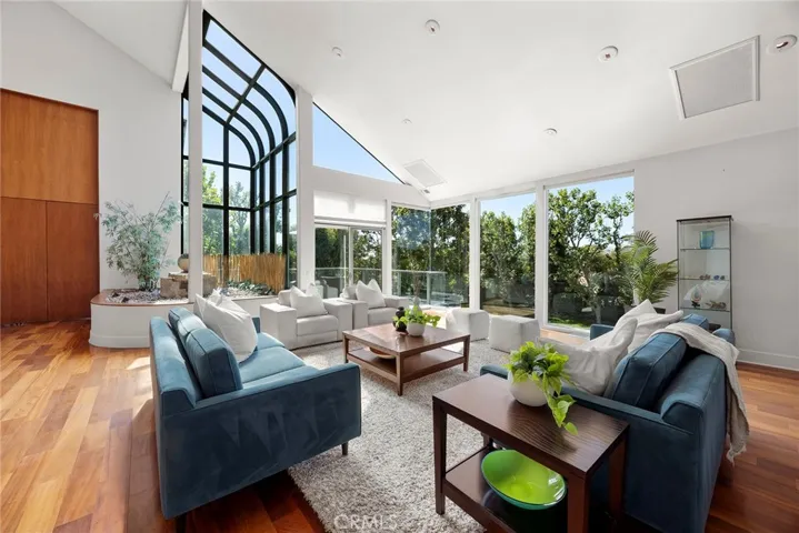 Formal Living Room with Floor to Ceiling Windows
