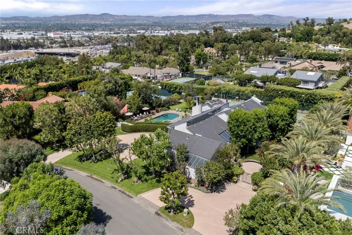 Aerial View of Estate and Neighborhood