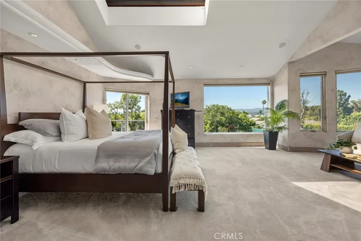Primary Suite Bedroom and View