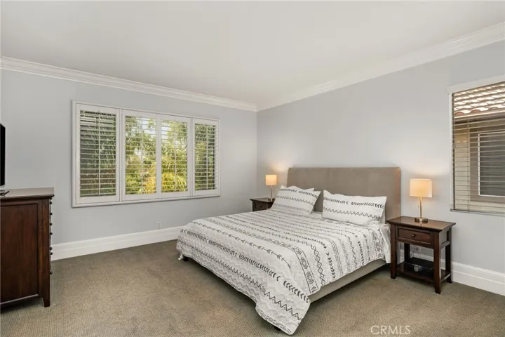 Spacious primary bedroom