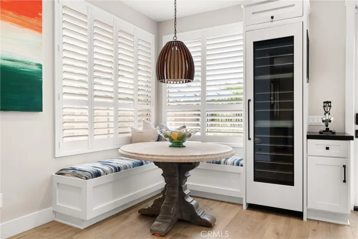 Featuring a Miele three-zone, 90-bottle wine refrigerator
