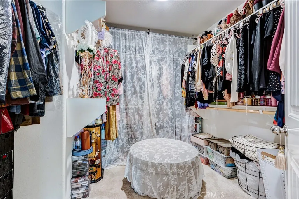 Primary walk-in closet