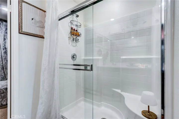 Primary walk-in shower