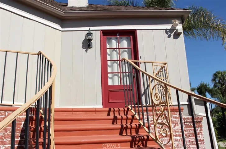Entry from side of house