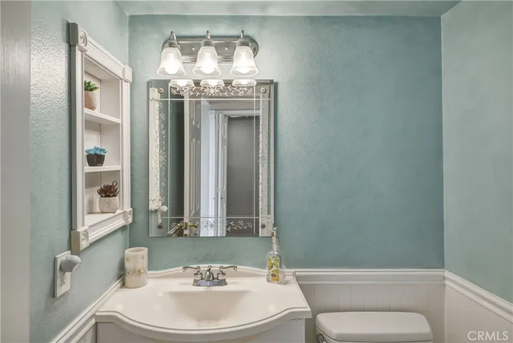 powder room on main floor
