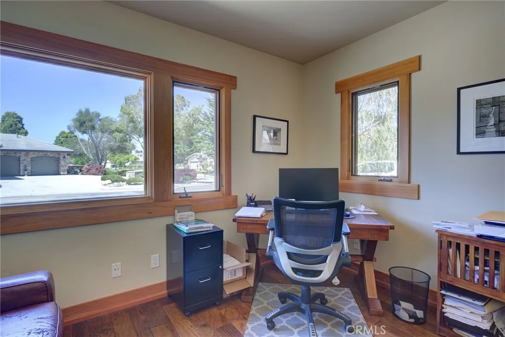 ground floor office windows