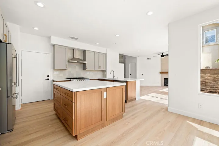 Open-concept kitchen designed to connect seamlessly with the main living spaces.