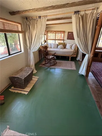 View as you walk in front door- enclosed patio