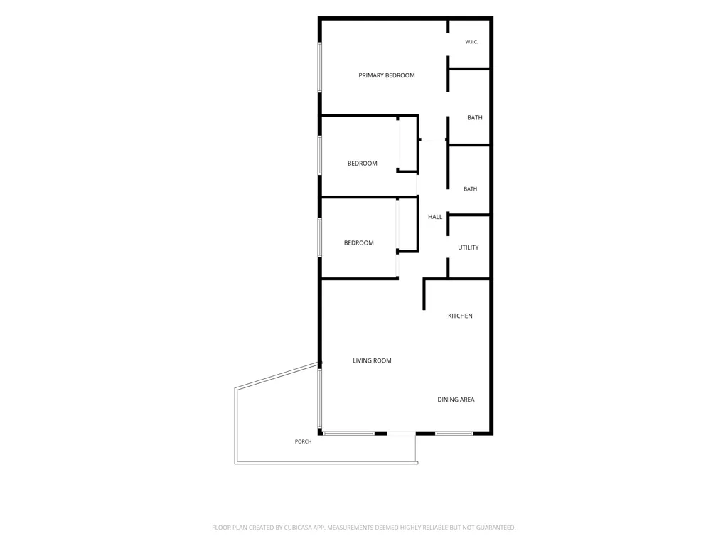 Unit C - 3 bedroom, 2 bath, laundry room and 1 car garage.
