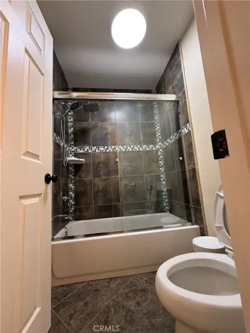 Bathroom shower area