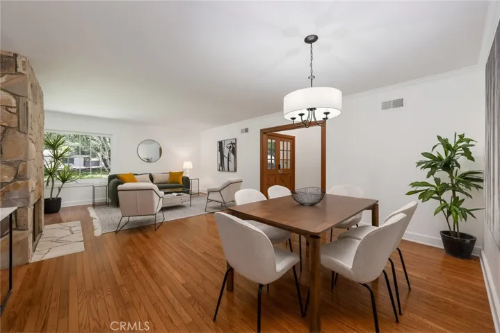 Dining and Living Rooms