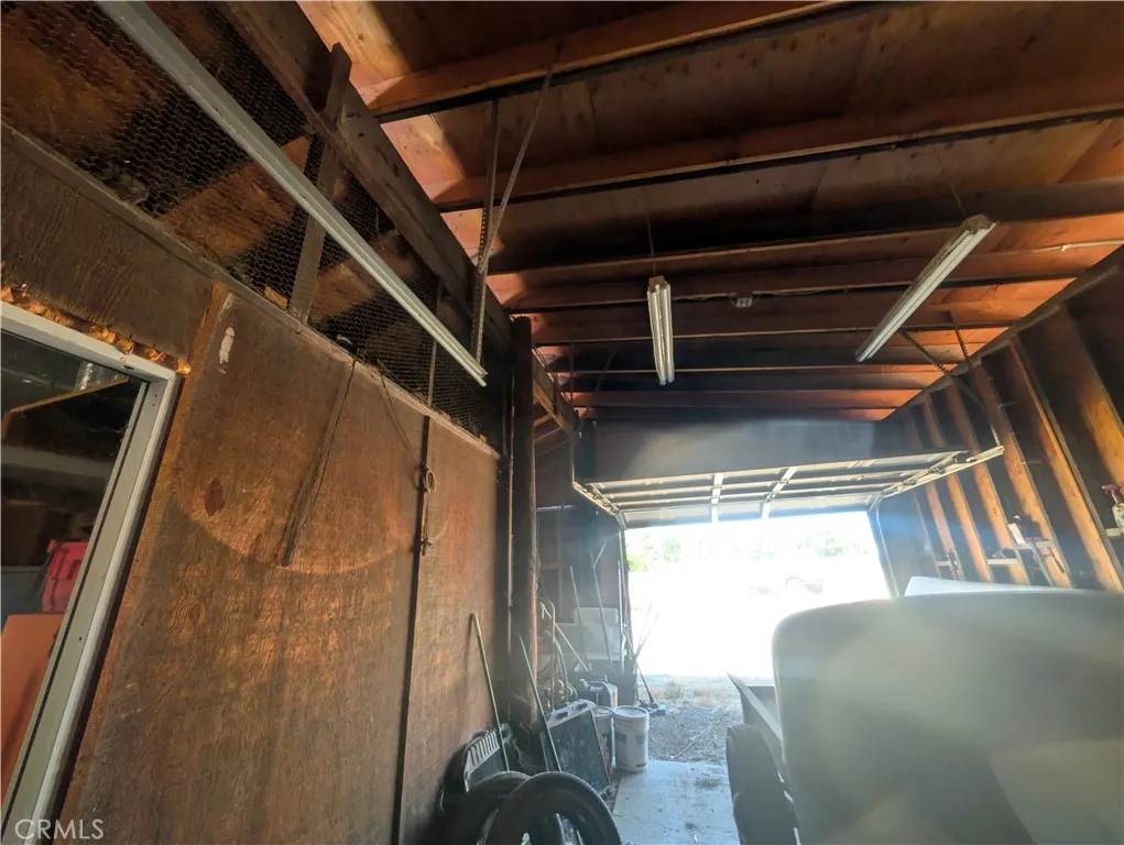 INSIDE BARN