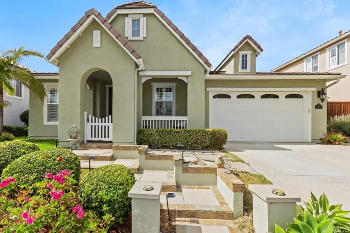 With gated front porch