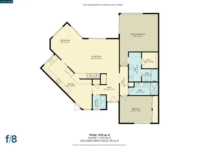 1221 Avenida Sevilla 1b, Walnut Creek, California 94595
