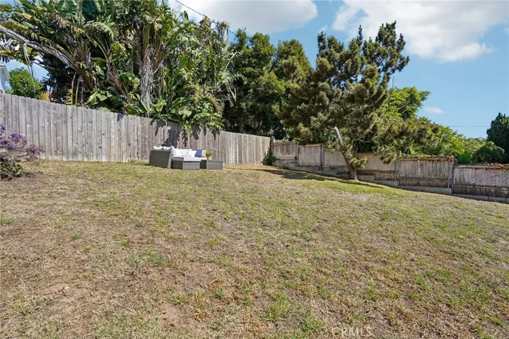 Private backyard