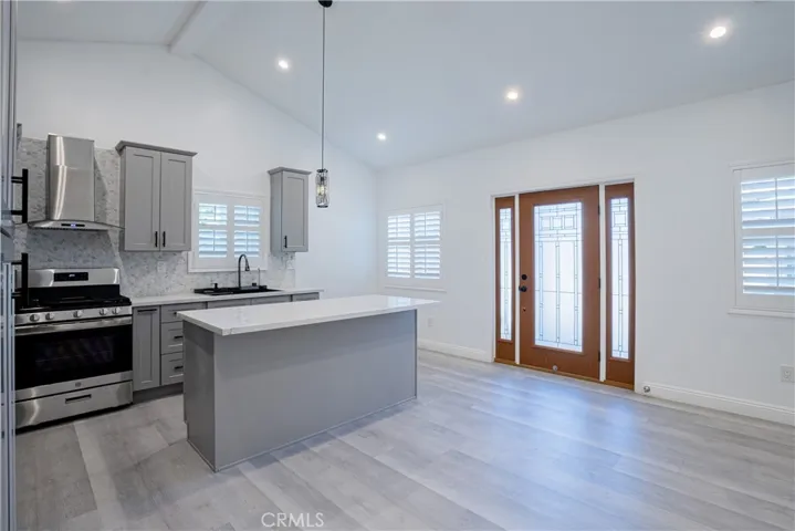 ADU Kitchen and living room
