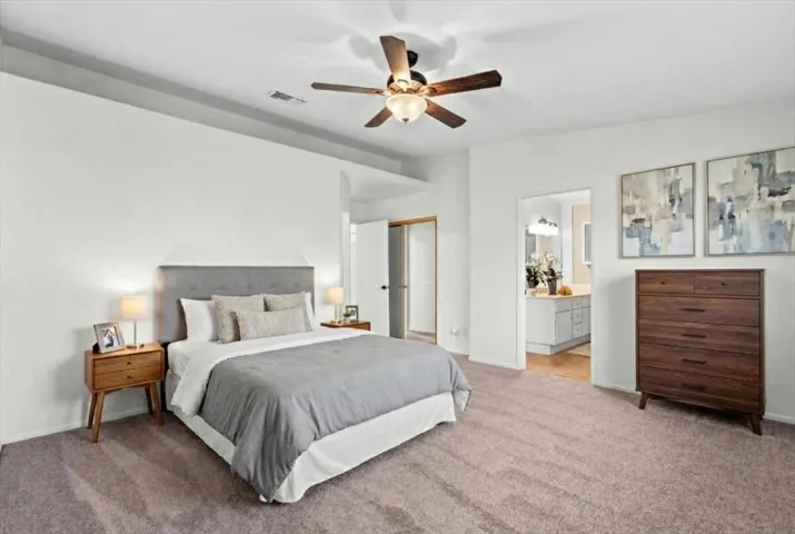 4-Primary Bedroom Virtually Staged Photo