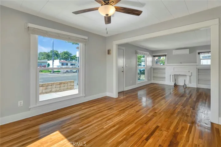 View of dining/living room towards front of house (north)