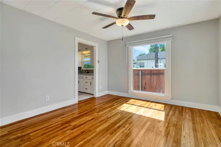 Dining room, kitchen on left