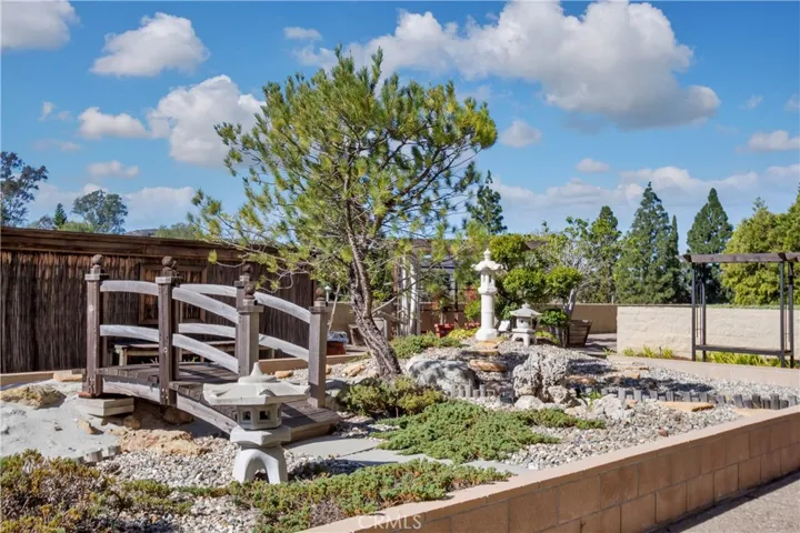 Zen garden for some grounding with nature.