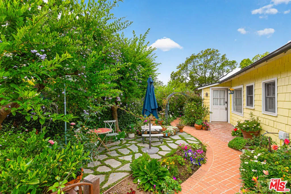One Side Yard of House
