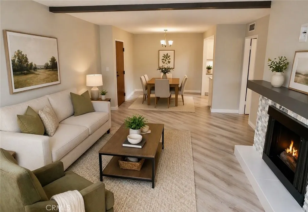 Virtually Staged with furniture