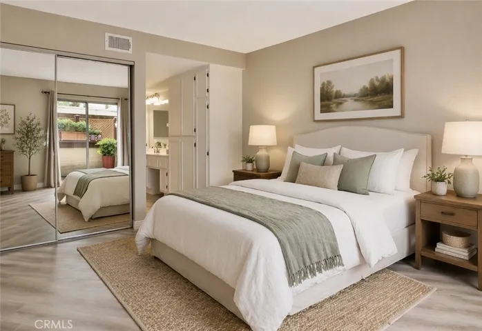 Bedroom has been Virtually Staged