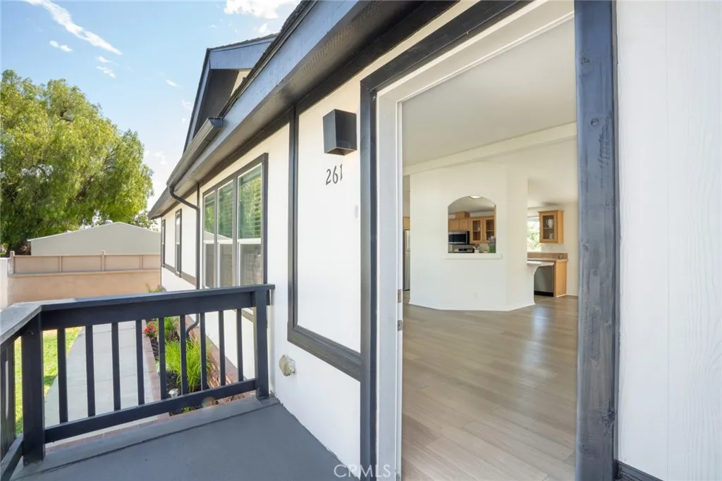 Entry porch at 261 Las Brisas Circle