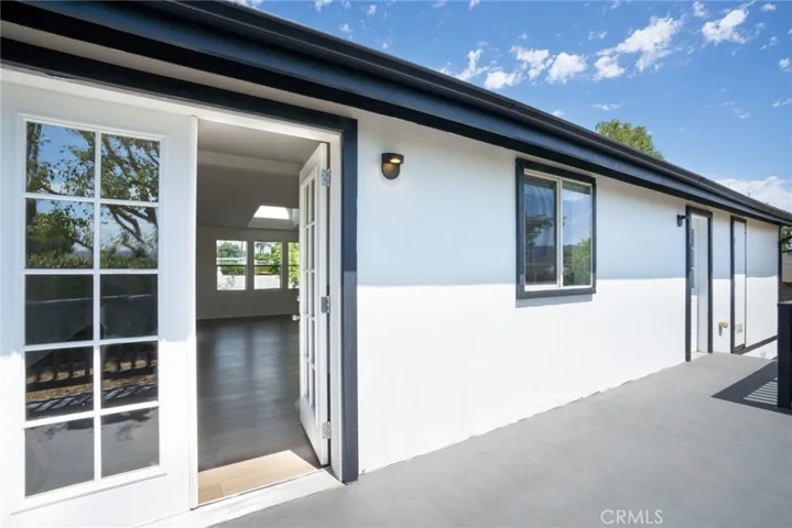 Rear porch