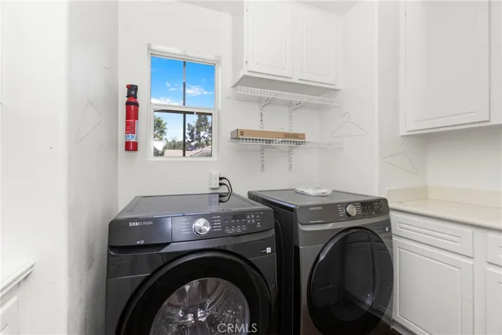 Laundry room in on upper level.