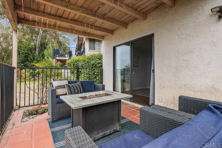 Patio with panoramic views