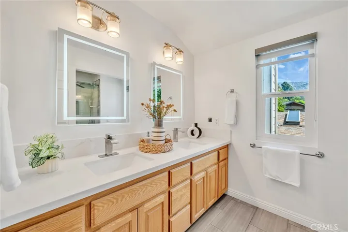Upstairs 2nd Bathroom Vanity with double sink