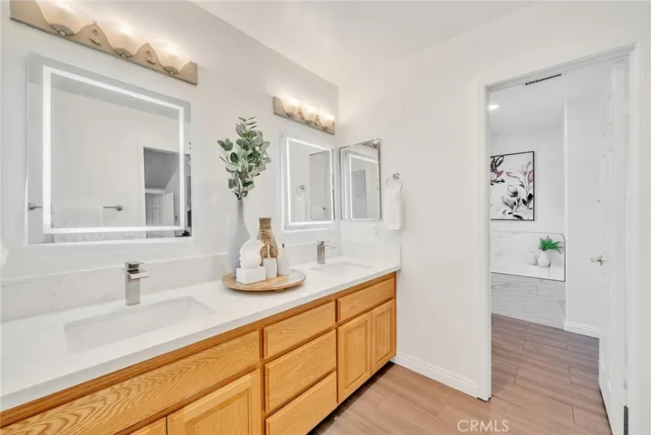 Master Bathroom Vanity with Double Sink