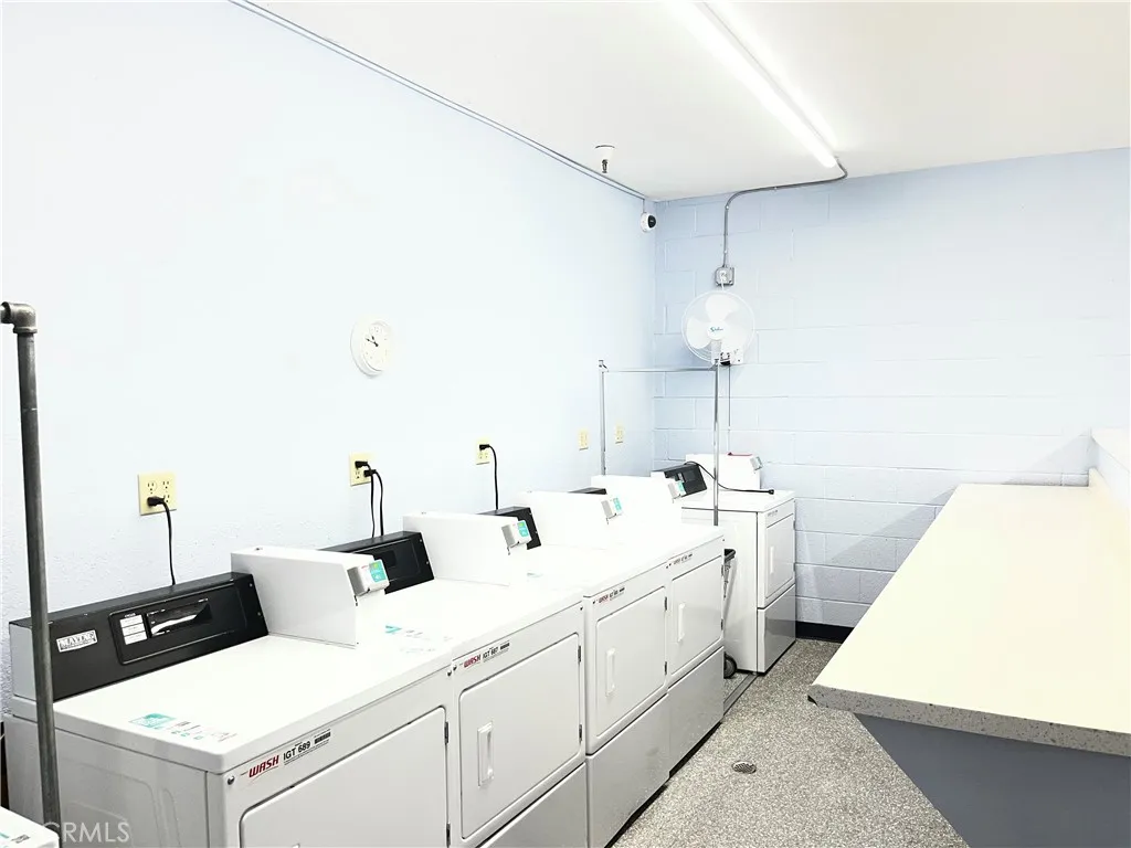 Laundry room down the hall