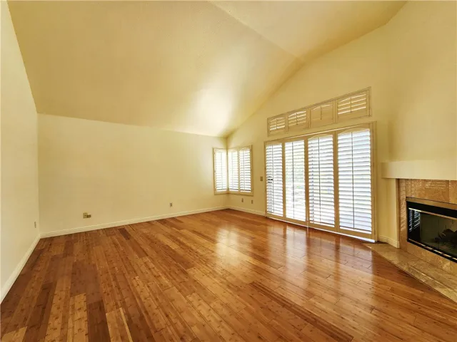 Primary Bedroom with Vault Ceiling