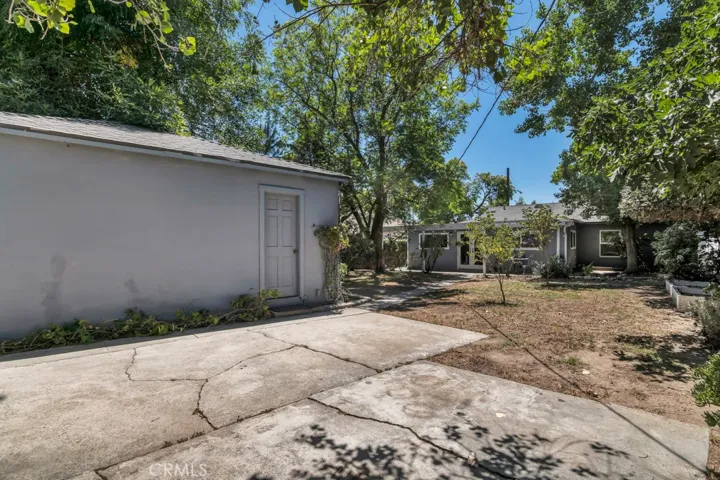 Large backyard and detached garage