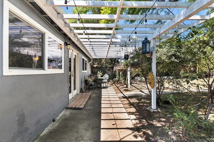 Covered patio